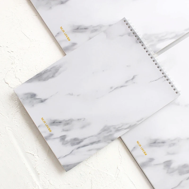 Дневник для рисования А3 А4 граффити чехол под мрамор записная книжка блокнот