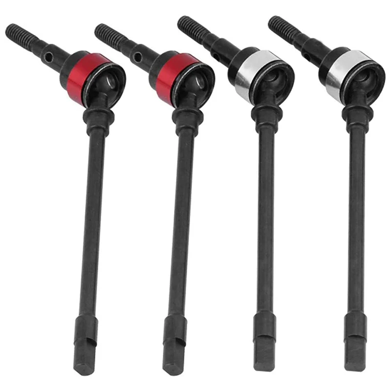 

Remote Control Model Climbing Car, 4Pcs CNC Machined Metal Auto Parts Accessory CVD Drive Shaft For SCX10 RC Track