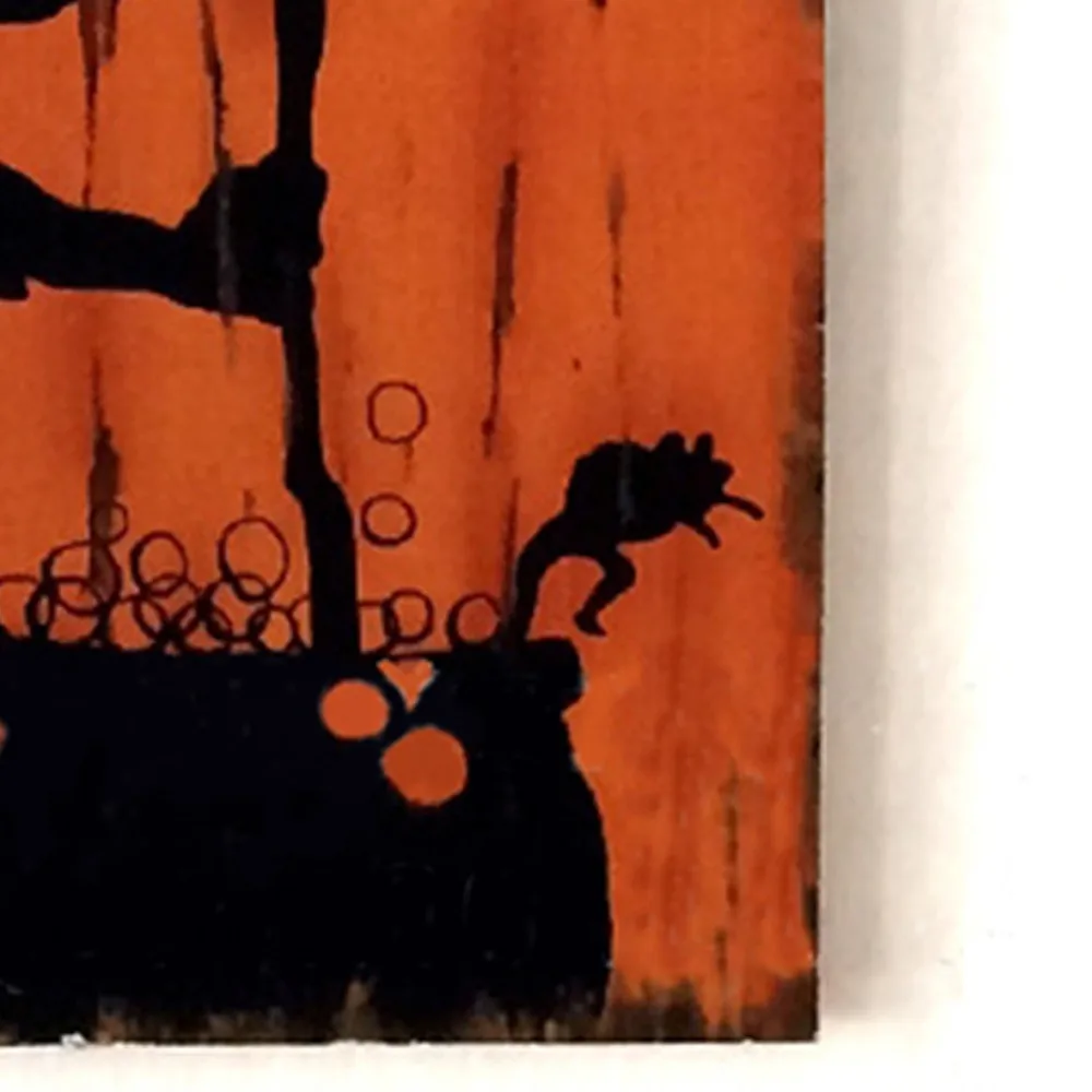 Деревянные изделия на Хэллоуин Деревянный фестиваль Карнавал украшения ночной