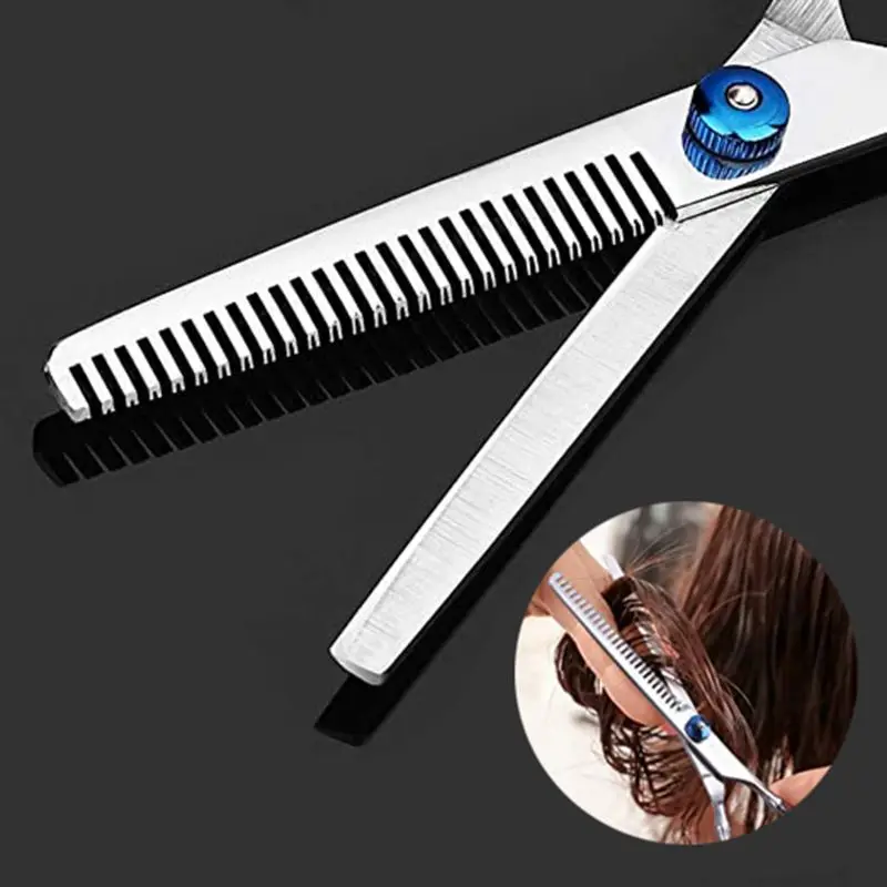 

10pcs Hair Scissor 6 Inch Barber Hairdressing Cutting Professional Shear Stainless Steel Thinning Scissor Barbershop Sal G99E