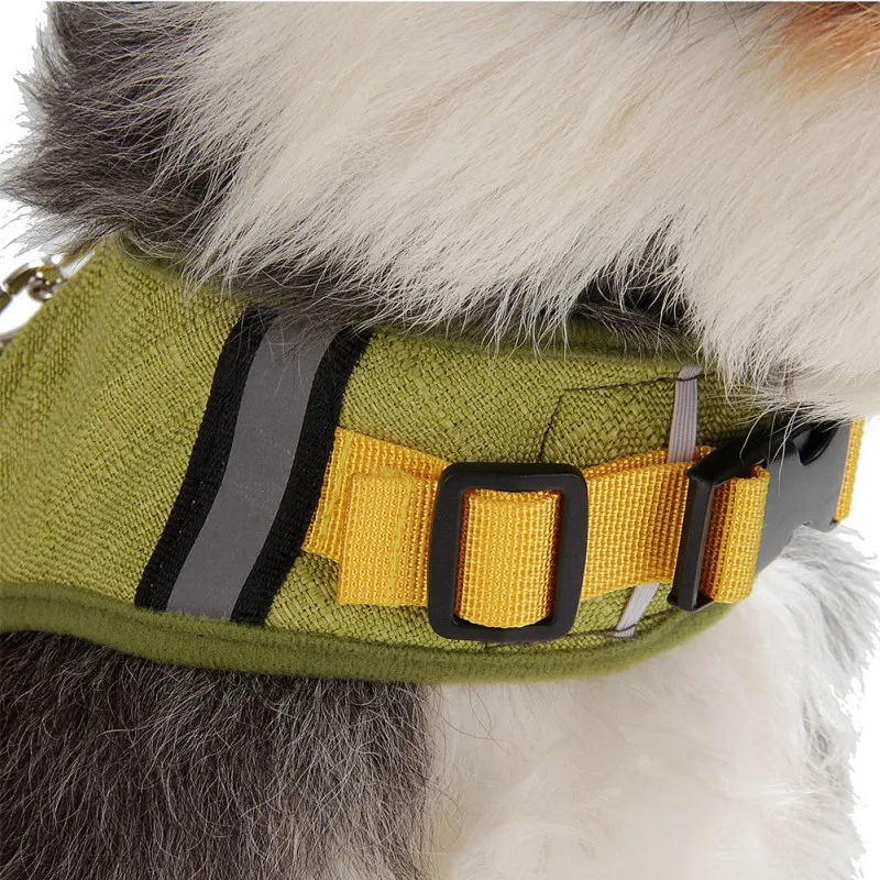 

Pet Cat Dog Traction Rope Suit Personalized Breathable Reflective Harness Linen-proof Vest Chest Harness For Small Medium Pet
