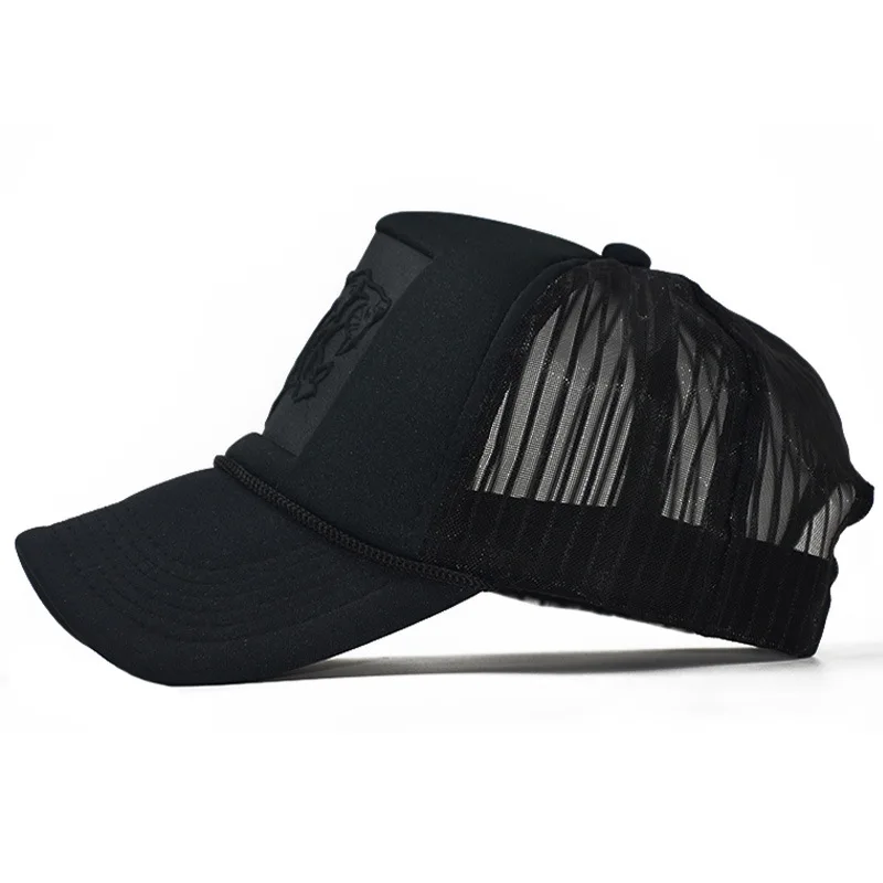 2020 Горячая сетка животное бейсбольная Кепка унисекс Snapback s тигр вышивка
