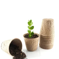 100pcs 3%e2%80%9d 8cm peat pots plant starters seedling herb seed starter nursery cup grow kit organic biodegradable enhance aeration