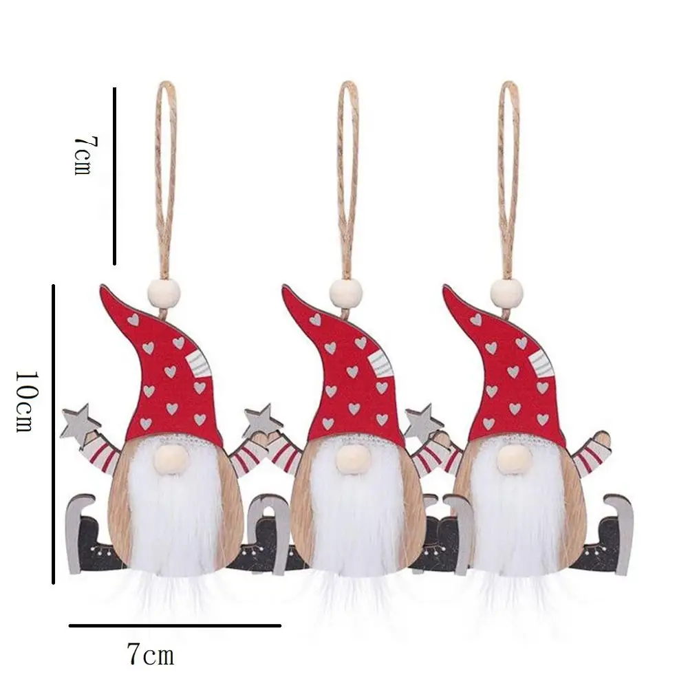 

2020 Merry Christmas decoration Handmade dwarf old man pendant Rudolph small ornament For Tree Natal Xmas Gift For Home Navidad