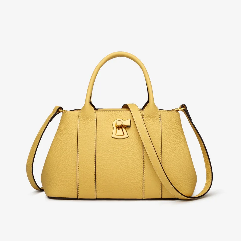 

Bag women 2021 new fashion Korean women's first layer cowhide shoulder bag ladies leather messenger handbag