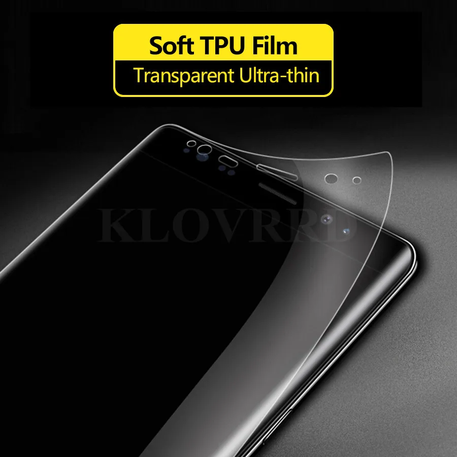 3D передняя + задняя мягкая прозрачная Гидрогелевая пленка для OnePlus 8 8T 7T Pro Полное