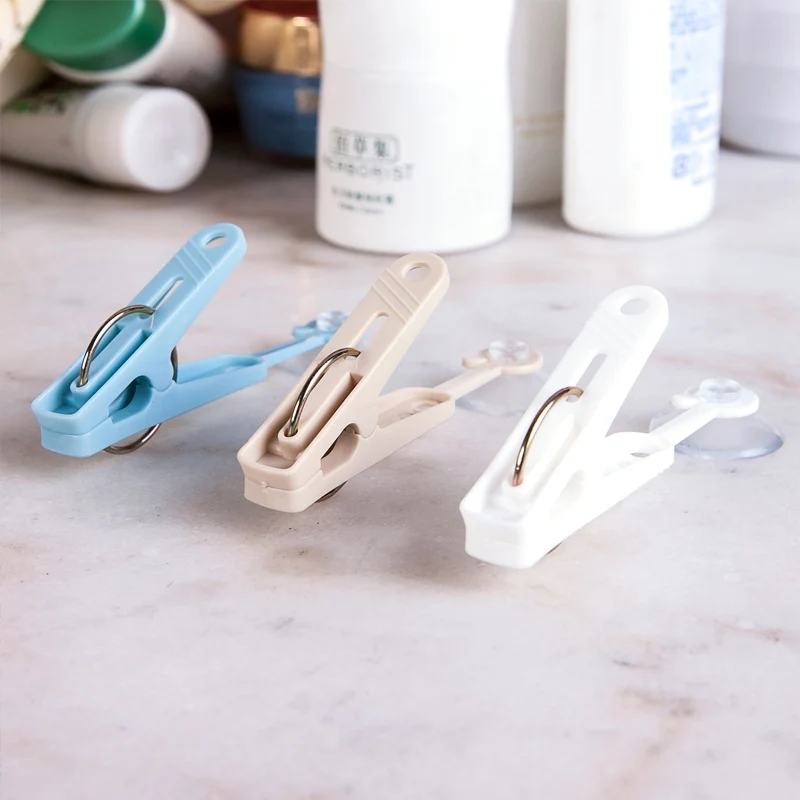 Крючок на присоске с зажимом крючок для ванной комнаты кухонные отделочные