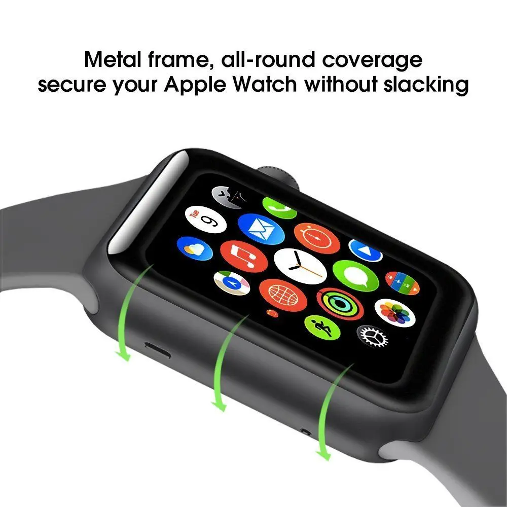 3D закаленное стекло для Apple Watch 38 мм 42 40 44 серия 4 3 2 1 полное покрытие защита экрана