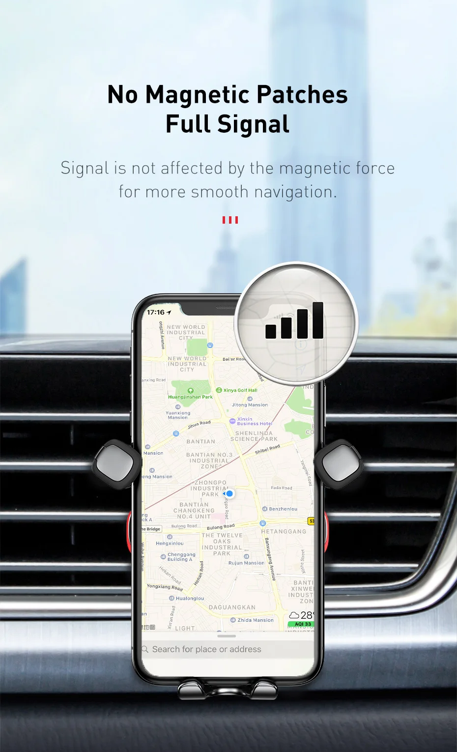 Baseus Gravity Car Holder For Phone in Car Air Vent Mount Holder Stand for iPhone 12 Air Vent Mount Cell Phone Support wooden mobile stand