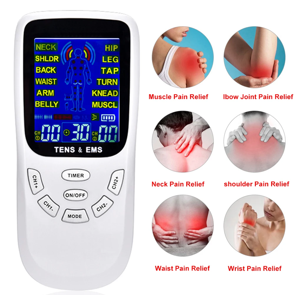 4 Electrode 15 Modes Tens Acupuncture Electric Therapy Massageador Machine Pulse Body Slimmming Sculptor Massager Pain Relief |