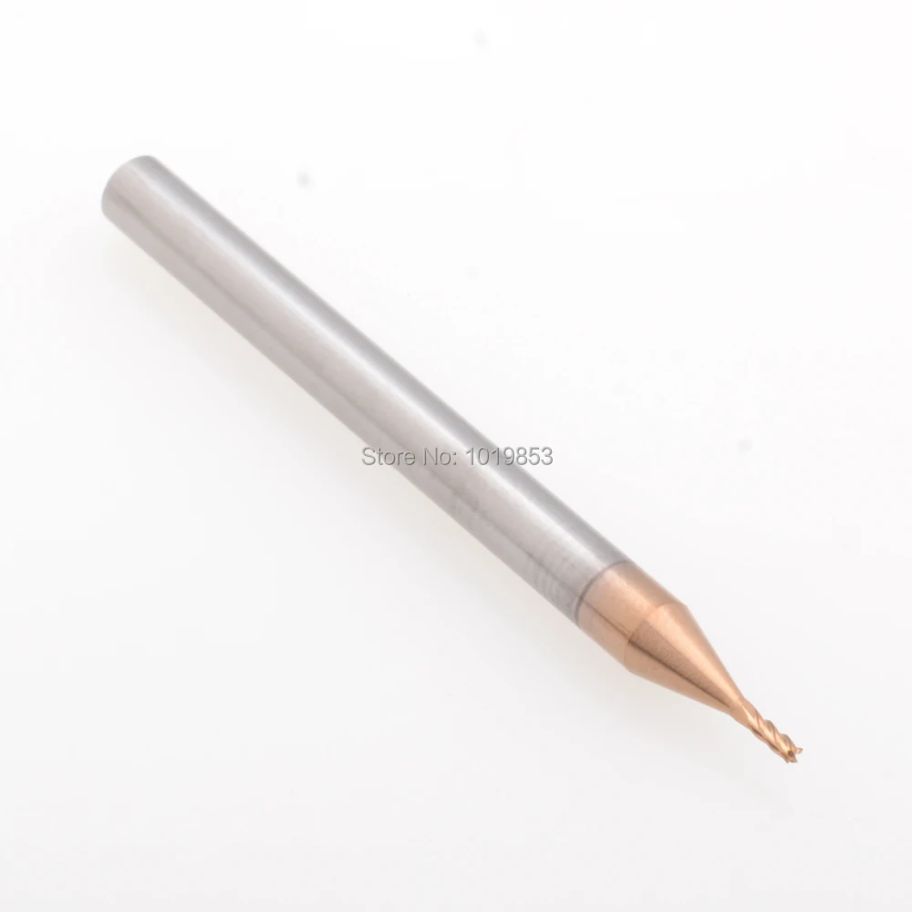 5pcs SLONS for 55HRC steel 1mm or 1.5 2mm 2.5 3 4 5mm 6mm CNC milling cutter solid tungsten carbide end mill | Инструменты