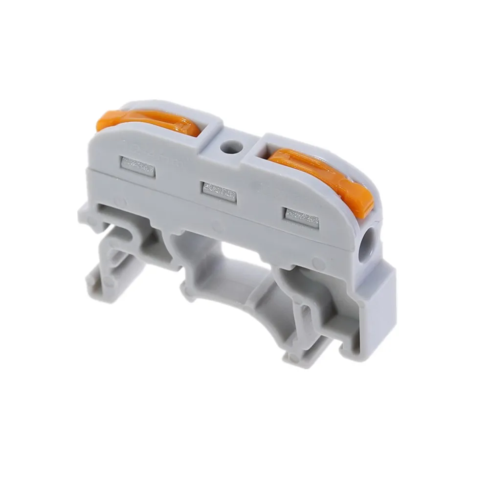 5/10 шт. PCT 211Terminal Din Rail Тип быстрое подключение Пресс Сращивание проводов разъем
