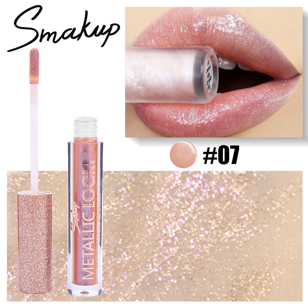 SMAKUP 8 цветов Блеск для губ длительный увлажняющий сексуальный прозрачный блеск для губ жемчужная жидкая помада для губ Губная помада Водонепроницаемая оттенок TSLM1