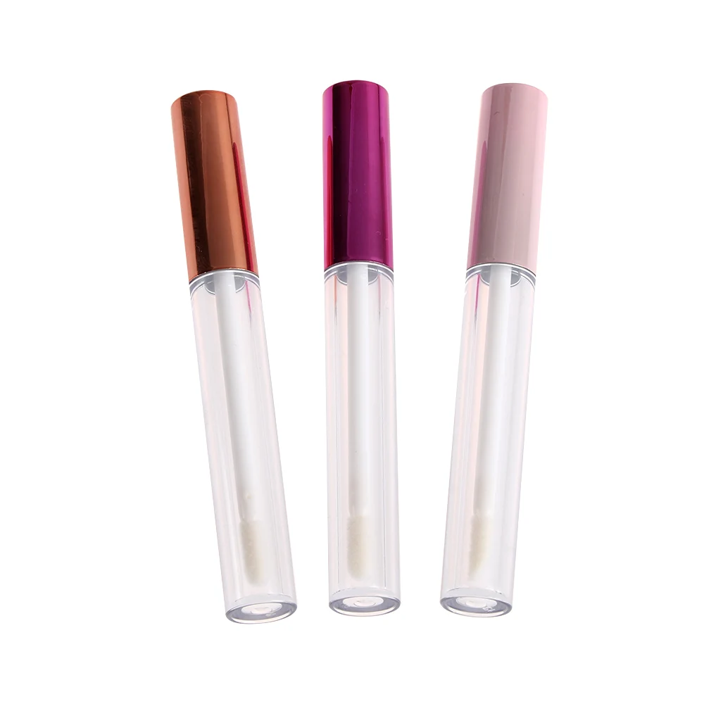 

5PCS 2.5ml Mini Lip Gloss Tubes Empty Lipstick Lip Balm Refillable Sample Vials Portable Travel Women DIY Makeup Cosmetic Contai