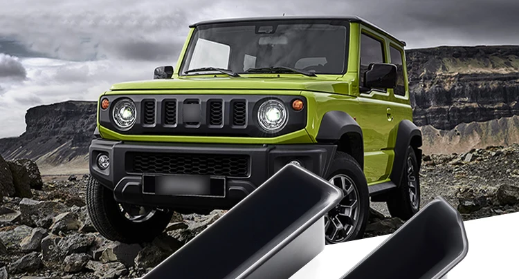 Smabee ящик для хранения дверных ручек для Suzuki Jimny подлокотник коробка аксессуары для передней двери контейнер держатель лоток автомобильный Органайзер