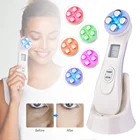 Аппарат для мезотерапии лица, Электропорация, радиочастотный светодиодный фотонный лифтинг лица, подтяжка, удаление морщин, уход за кожей, массажер для лица