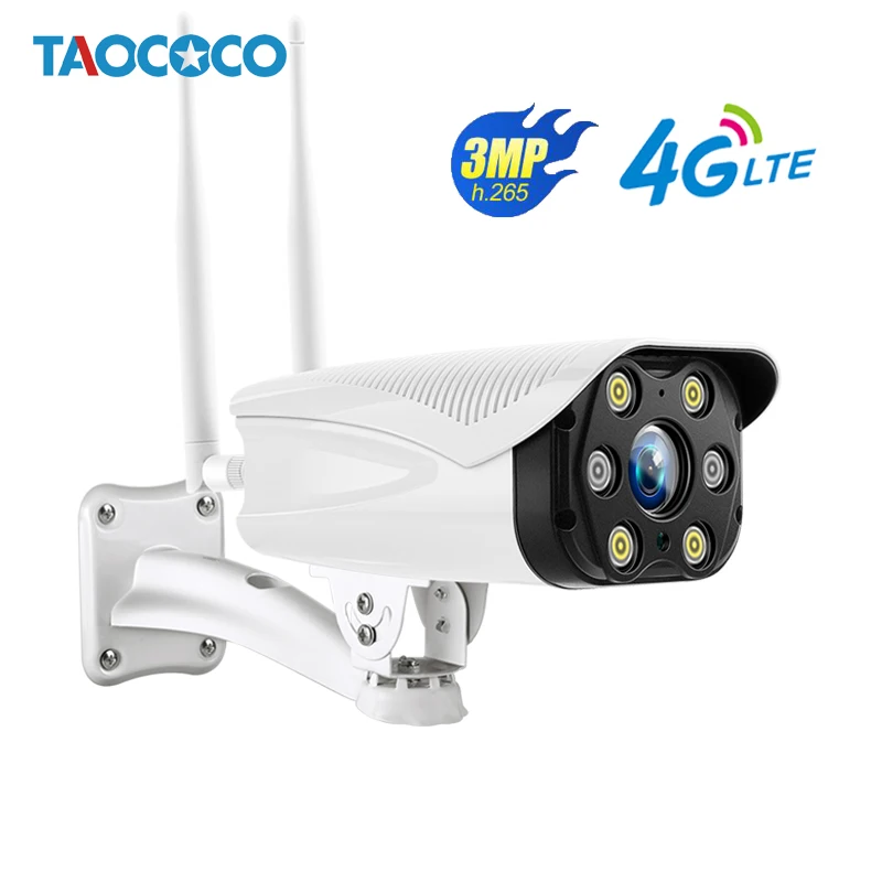 1536P 3MP уличная камера HD полноцветная камера ночного видения беспроводная 4G sim-карта CCTV камера IP66 Водонепроницаемая Камера Безопасности s