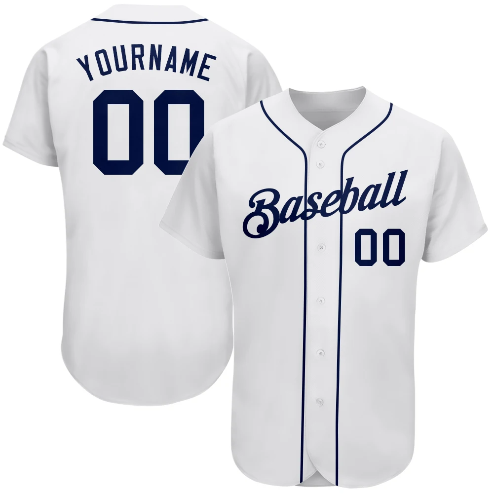 Custom Baseball Jerseys Printing Player’s Name Number Sports Soft Breathable Short Shirt