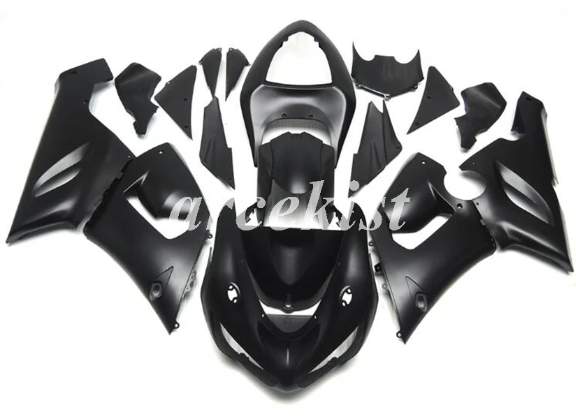 Комплект обтекателей для мотоцикла 4 подарка полный комплект Kawasaki Ninja ZX-6R 2005 2006 05 06