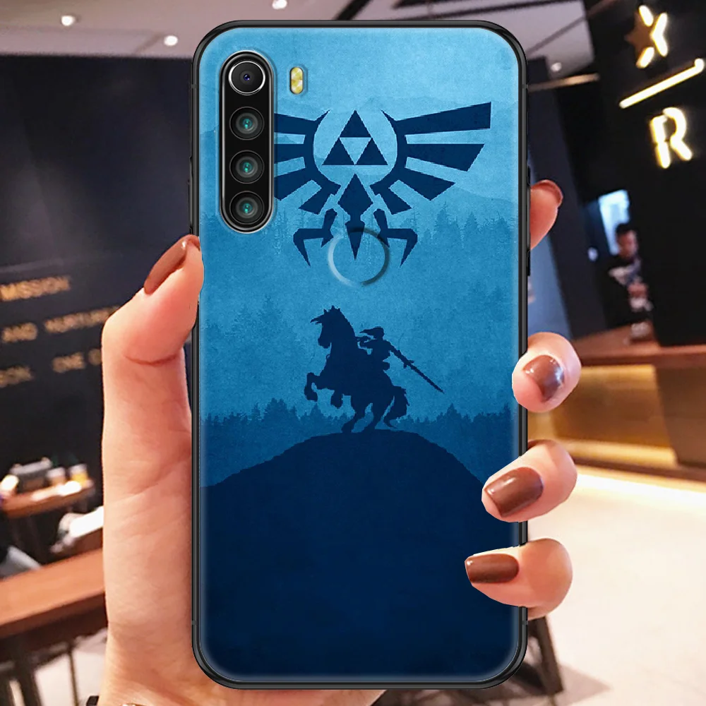 

The Legends of Game Zeldas Phone case For Xiaomi Redmi Note 7 7A 8 8T 9 9A 9S K30 Pro Ultra black 3D coque luxury bumper trend