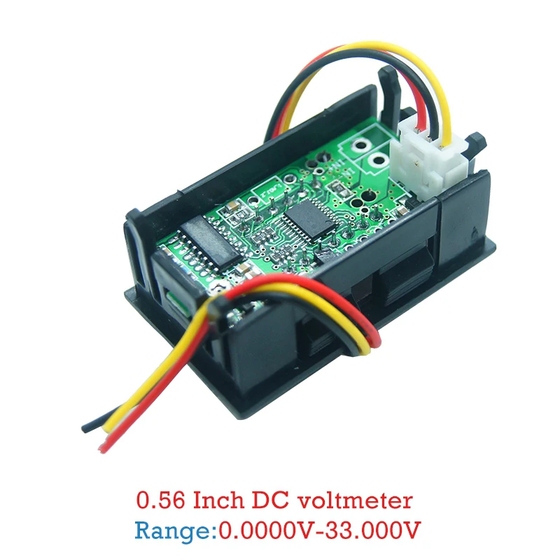 GTBL Digital 0.56inch LED Display 5 Bits DC 0-33.000V Voltmeter Voltage Meter Tester | Инструменты