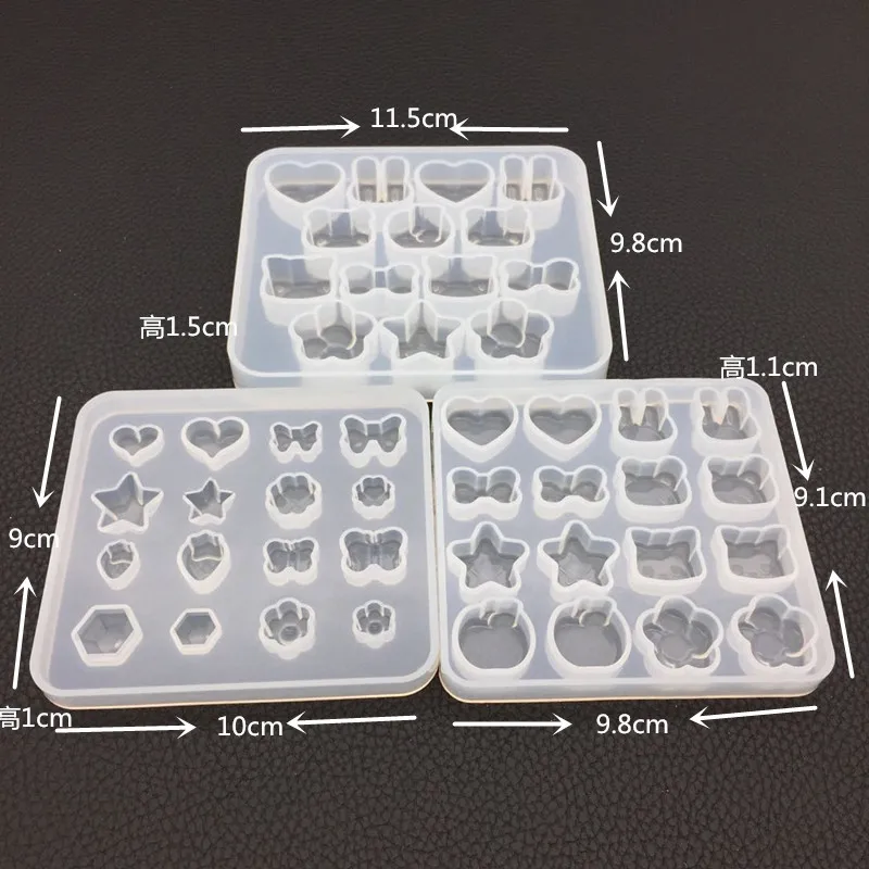 Силиконовая форма для смолы формы поделок сердце звезда яблоко сделай сам