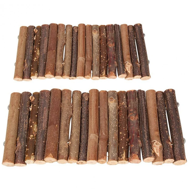 2 шт хомяк гибкий деревянный мост игрушечные лестницы маленький дом животных