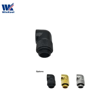 WinKool черный серебристый вращающийся коннектор 90 градусов, адаптер G14''