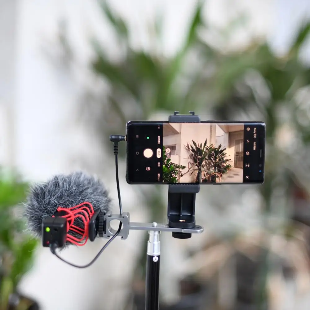 Портативный смартфон Freeboss CM28 3 5 мм меховой разъем Vlog интервью DSLR камера для