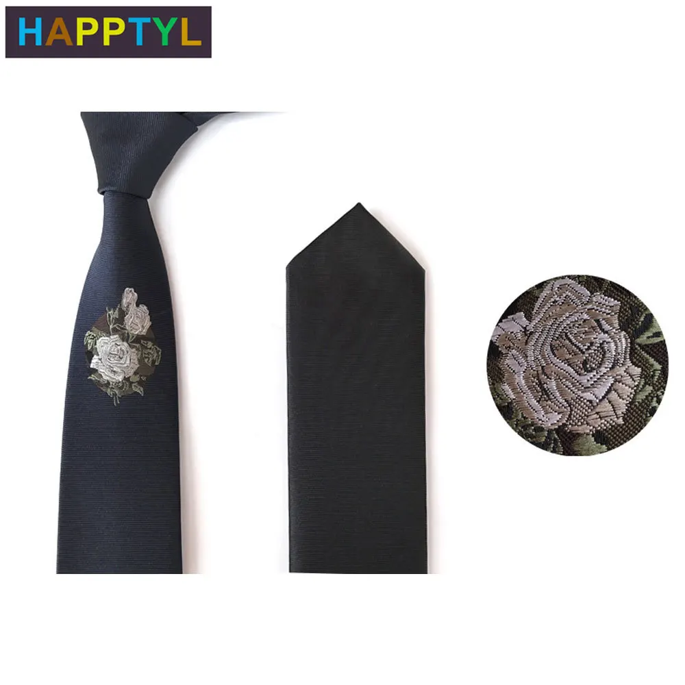 HAPPTYL 1 шт мужские обтягивающие галстуки модные деловые Узкие галстуки|Мужские и