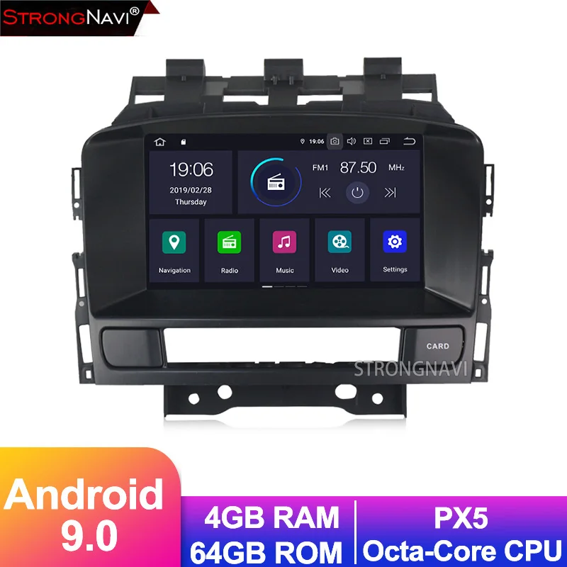 7 дюймов 4G 64G Android 9 0 автомобильный dvd-плеер для OPEL ASTRA J 2010 2011 2012 Автомобильный