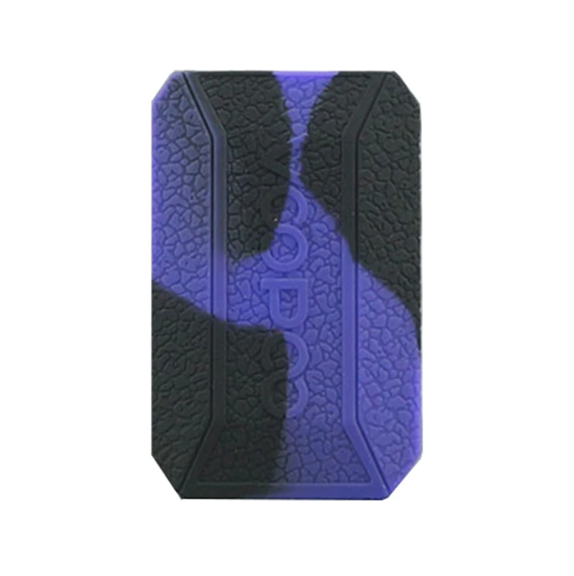 black purple Силиконовый чехол для Voopoo Drag Baby Trio Pod, защитный Модифицированный корпус, силиконовый чехол для кожи, резиновый рукав, чехол для защиты, без модов - Цвет: black purple