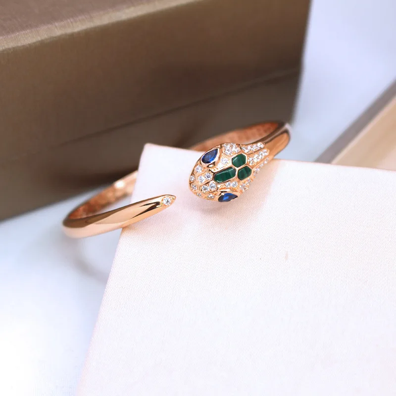 Циркон браслет на запястье с камнем браслет женский bijoux кольца для банкета розовое золото цвет вечерние Ювелирные наборы для женщин