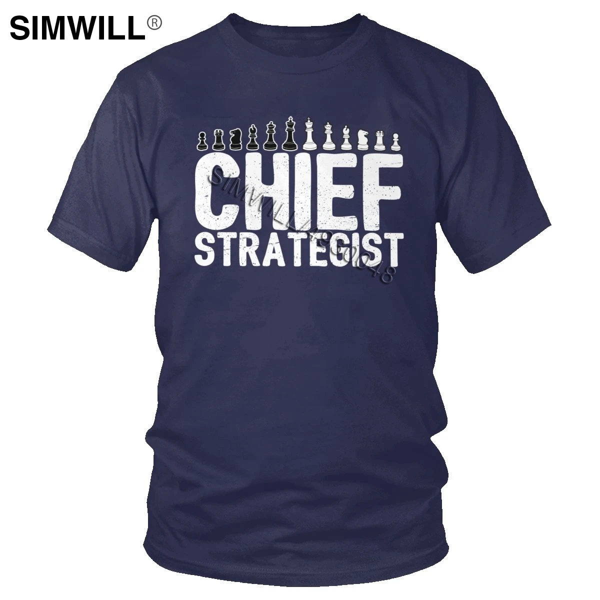 

Мужские футболки из хлопка главный стратег шахматы мастер-футболка с коротким рукавом «King», «Queen» а-ля 60ые настольная игра вентилятор игрок...