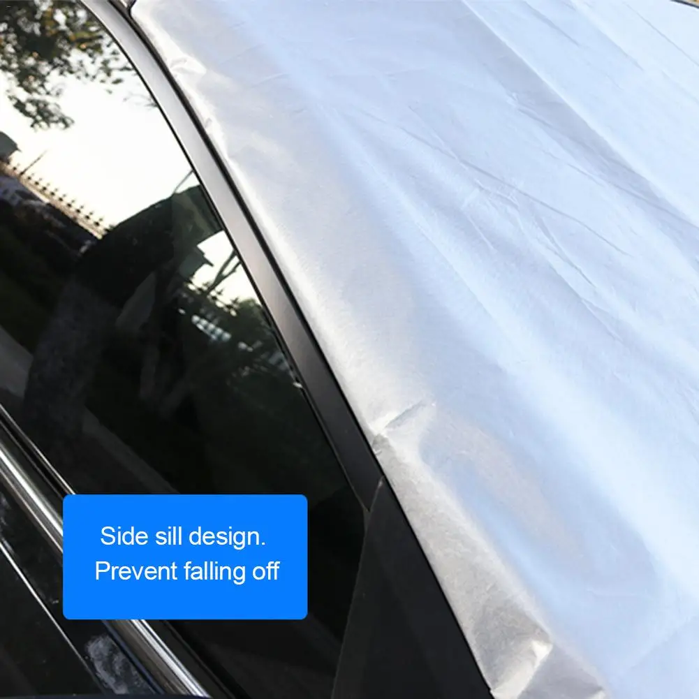 

Car Styling Folding Front Rear Car Window Snow Shade Antifreeze Cover Winter Anti-frost File Sun Protection Snow Cover