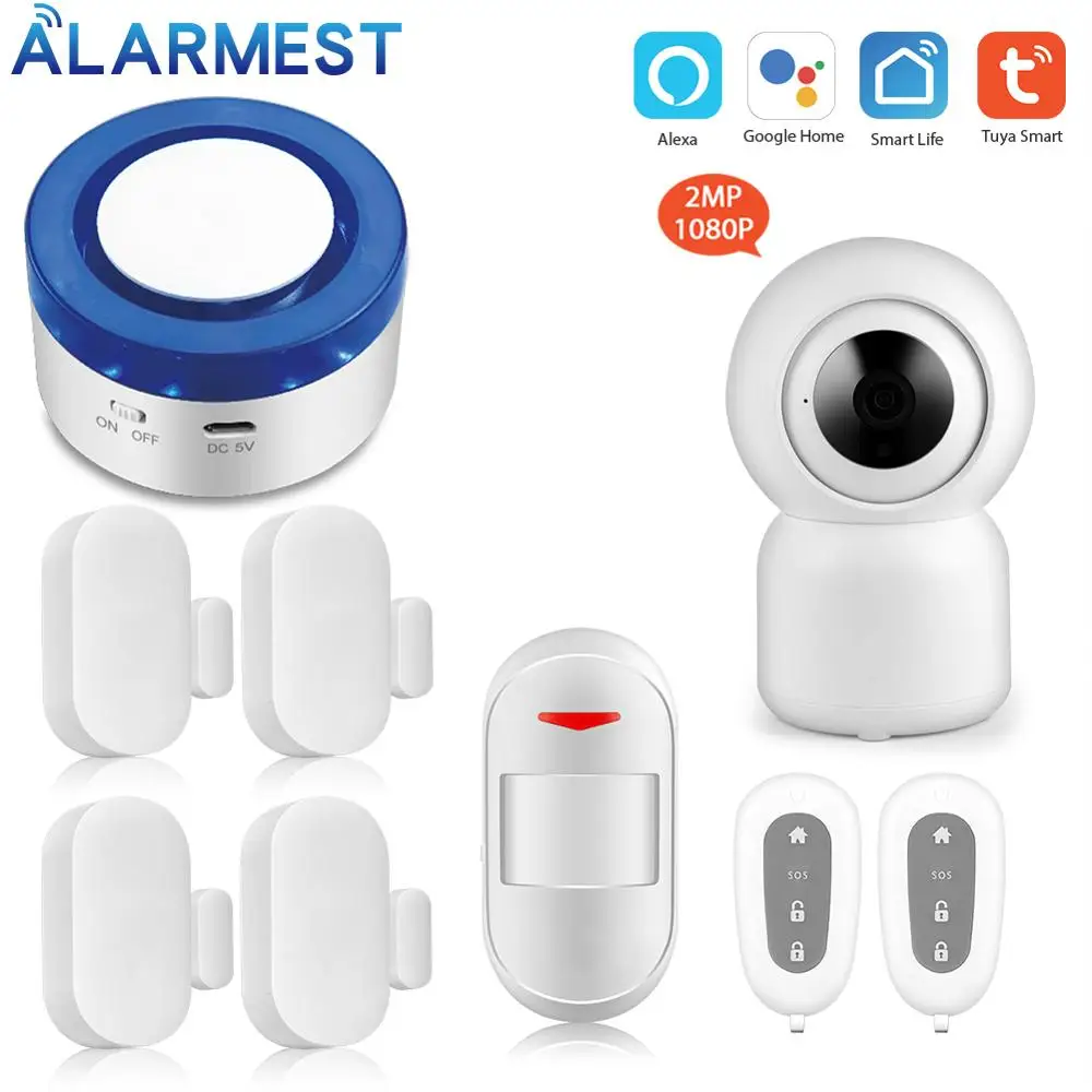 Умный WiFi сирена дома безопасности наборы сирен iOS Android Смарт жизни приложение