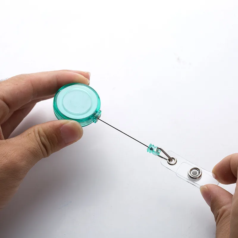 1 шт. выдвижной брелок для ключей работы ID держатель карт фабрика компании бейдж