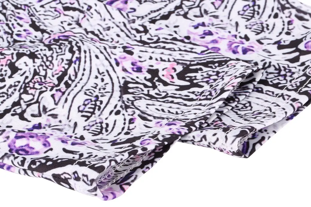 Женский пуловер с длинными рукавами цветочным принтом асимметричным подолом из