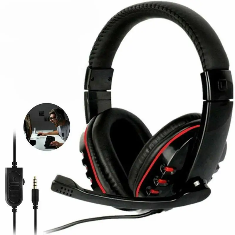 Игровая стереогарнитура P3C7 проводная игровая гарнитура с микрофоном и