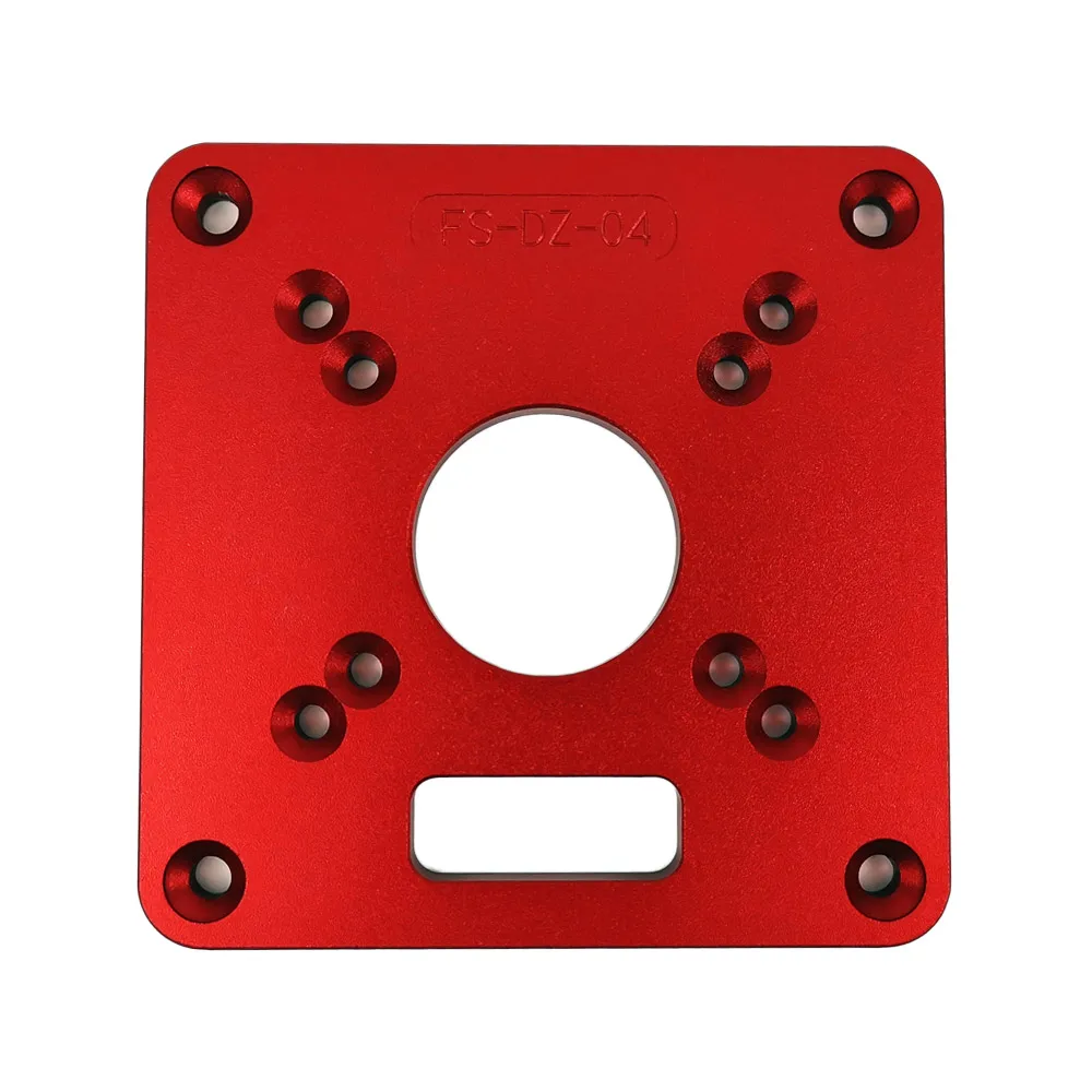 Фрезерный стол из алюминиевого сплава вставная красная пластина универсальная