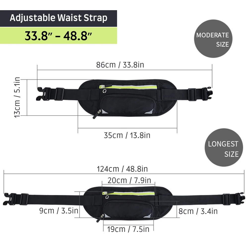 Поясная Сумка для бега сумка-бананка фитнеса с держателем бутылки воды