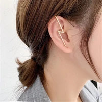 1pc new zircon ear bone clip hook earrings distinctive slash surround earring earrings multi wear earrings pierced earrings