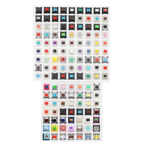 130 переключатели тестер с акриловым основанием пустые колпачки для клавиатуры для механической клавиатуры cherry kailh gateron outemu ice ttc ormon ysa