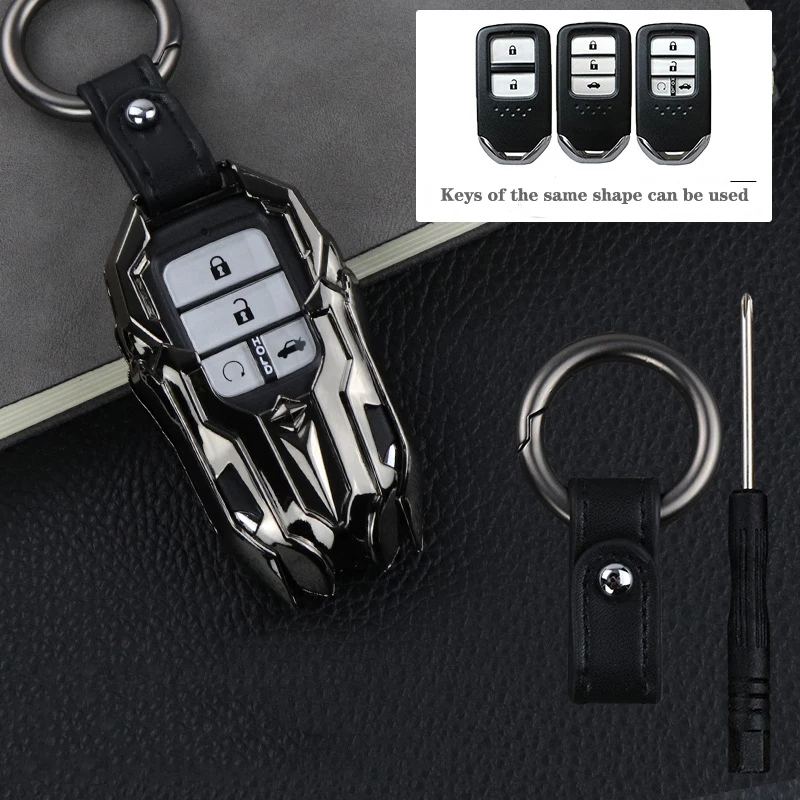 

For Honda Tenth Generation Civic Accord Car Key Bag Buckle Crv Shell Xrv Hao Ying Ling Sent Crown Road Binzhi Key Set Key Cover