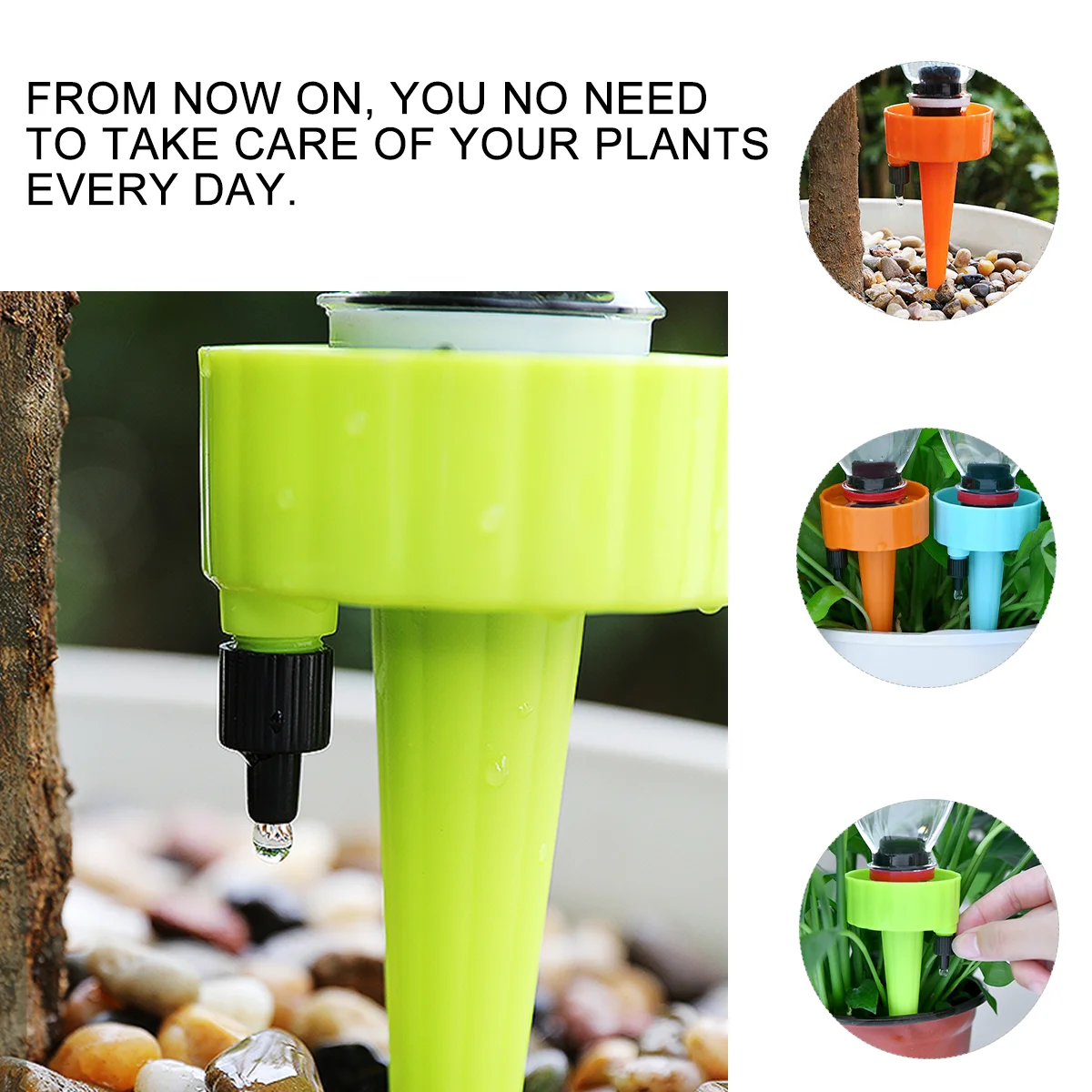 

6 Pcs Plant Watering Tool Adjustable Self Automatic Watering Irrigation System