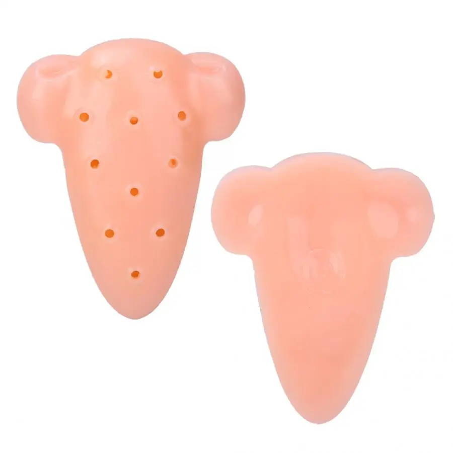 Игрушка в форме носа для сжимания акне инструмент удаления стресса персиковый