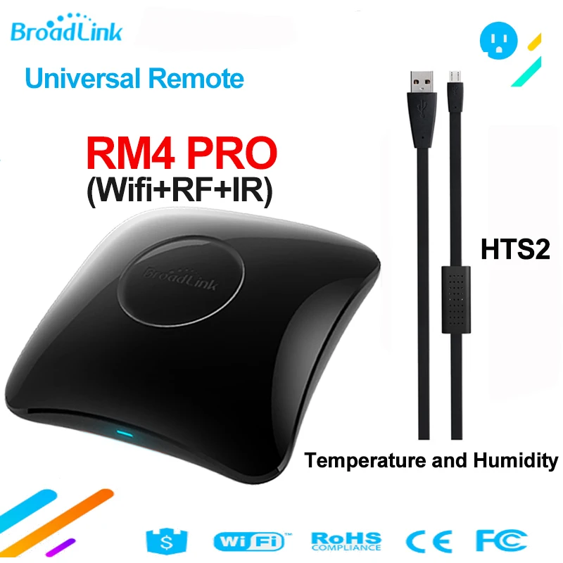 Пульт дистанционного управления Broadlink RM4 PRO универсальный инфракрасный прибор
