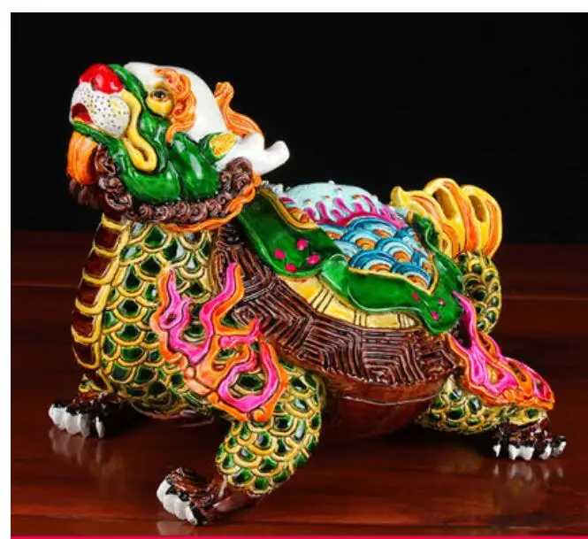 

Мох Codactyl керамика дракон черепаха сокровище мебель для защиты безопасности голова дракона черепаха Размер домашняя игрушка штук