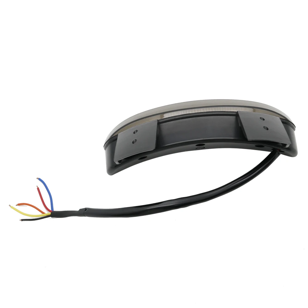 1x мотоциклетные нарезанный крыло края хвост светильник дымчатые линзы