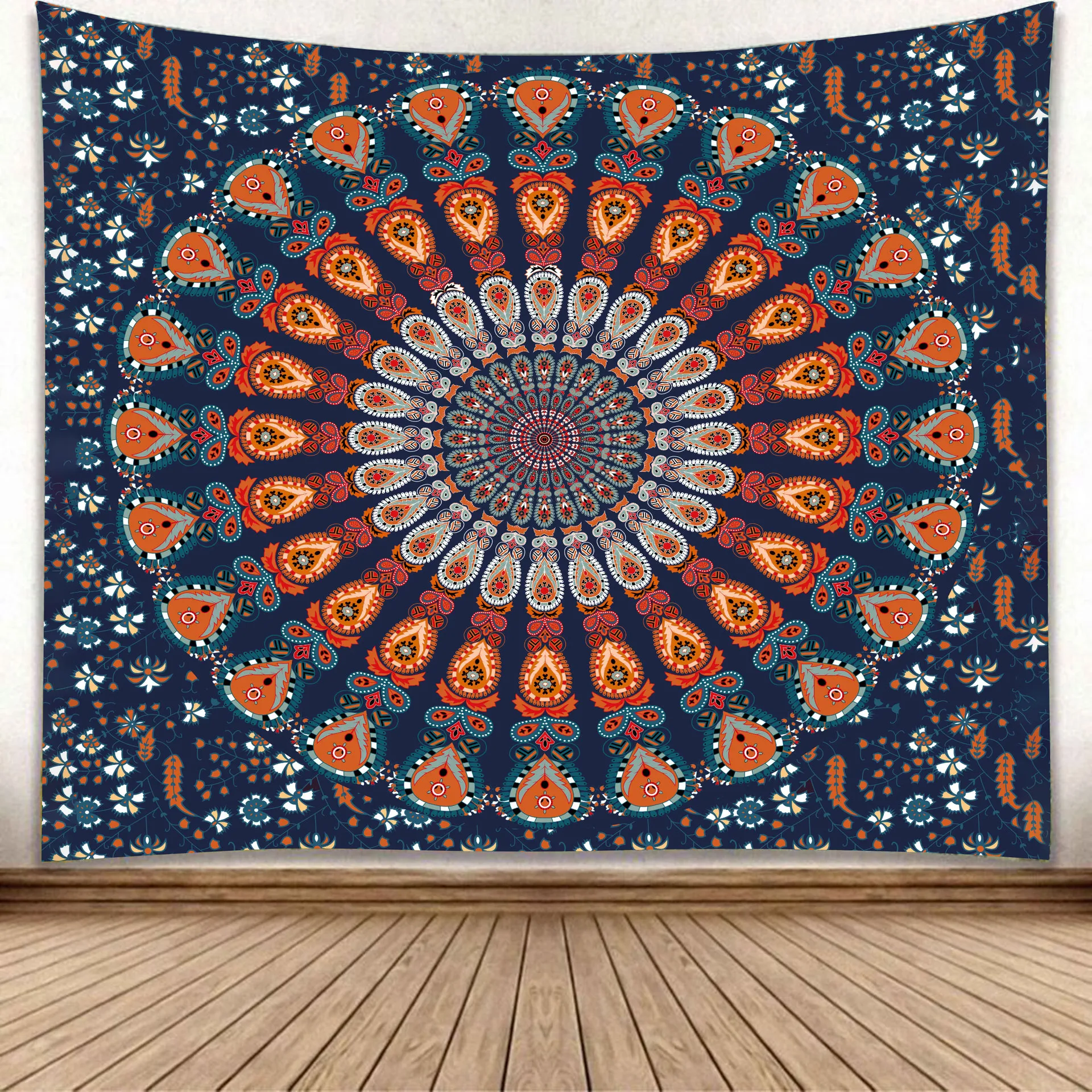 

Indian Headboard Mandala Tapestry Wall Hanging Psychedelic Wall Tapestry Bohemian Hippie Tapestry for Bedroom macrame curtain